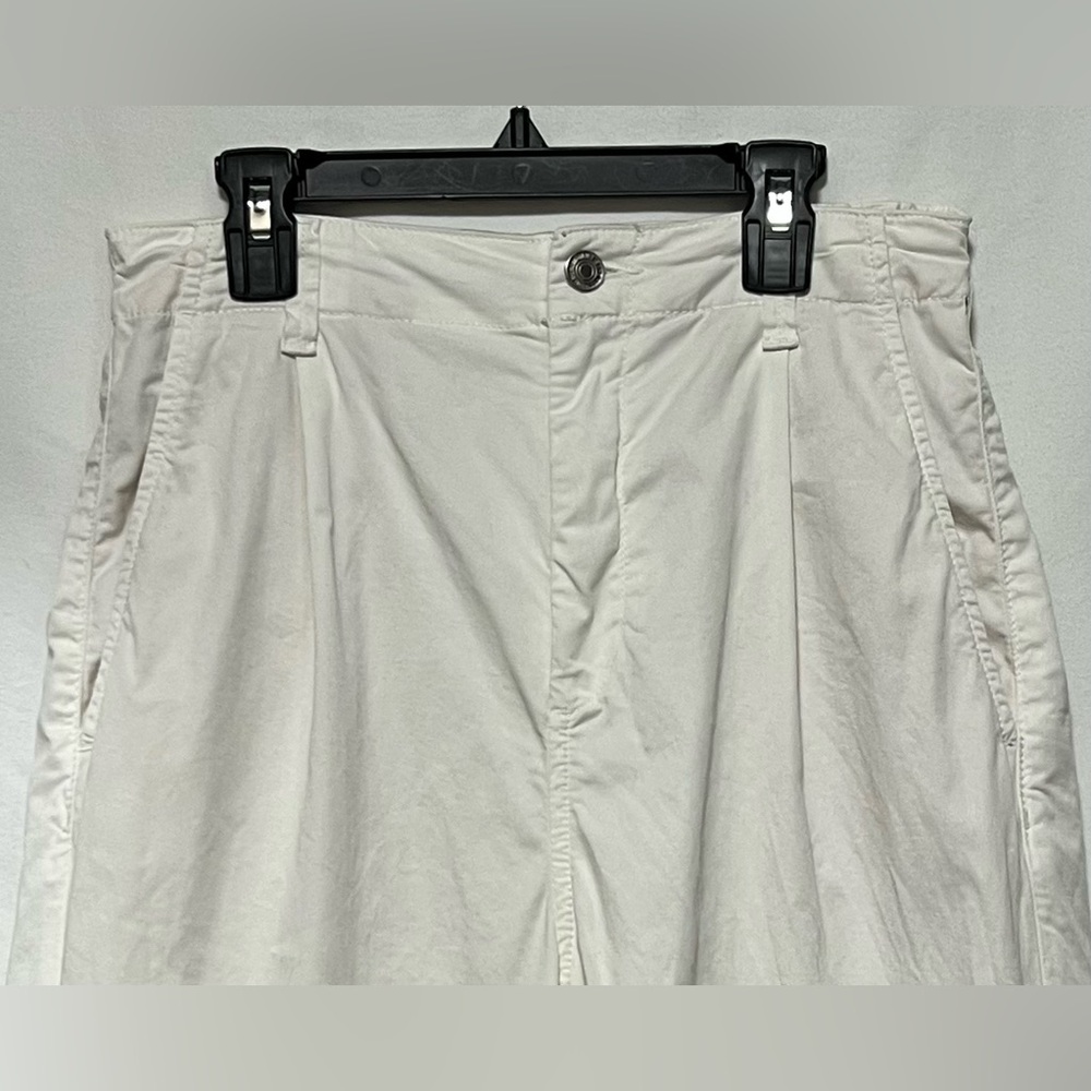 MAVI Pera Pleated Wide Leg Ultra High Rise Pants Trousers Linen Cotton Summer - Picture 6 of 14